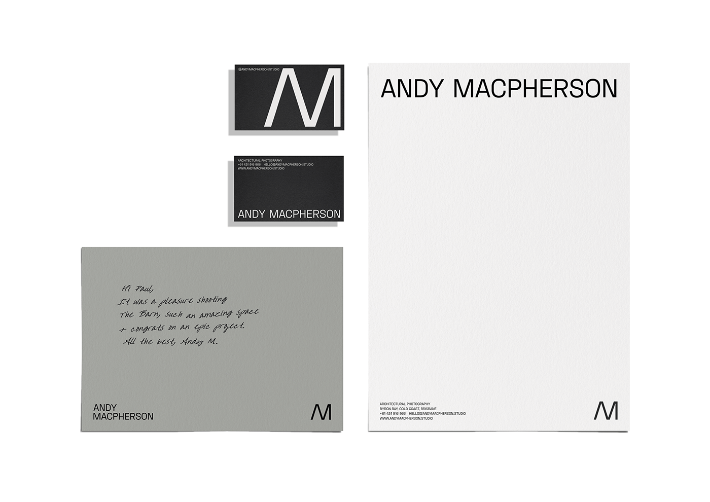 architecture brand identity Business Cards logo Photography  Stationery Website gangplank Brenton Craig Tia Queen