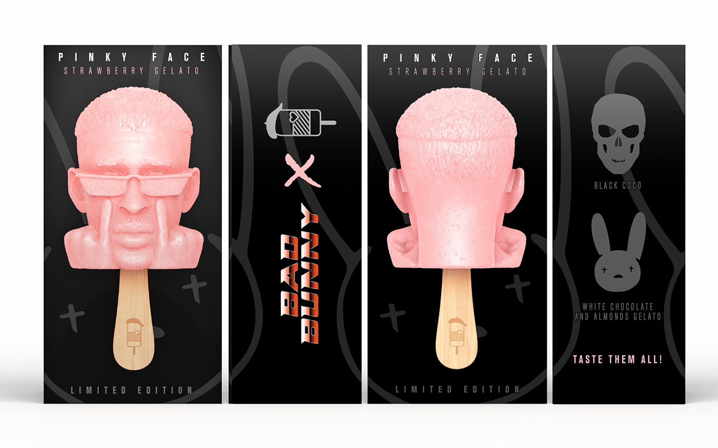 3D 3d print Advertising  bad bunny design ice cream music Popsicles product puerto rico