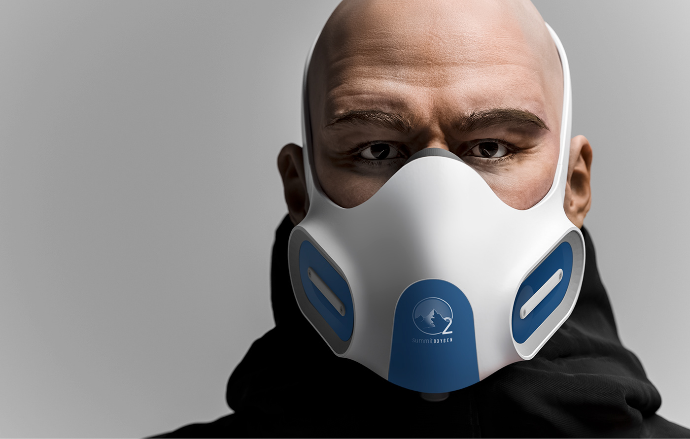 Fashion  ftw Gasmask industrial design  mask oxygen mask product design  summit oxygen transportation