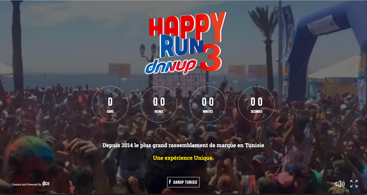 danup Happy Run G-dice front-end development UI/UX Design