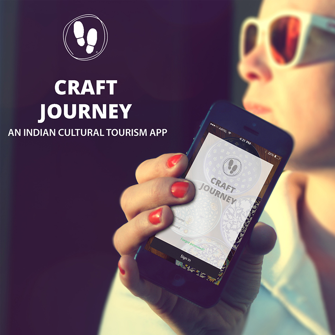 Travel app mobile ios iphone cultural craft tourism UI ux