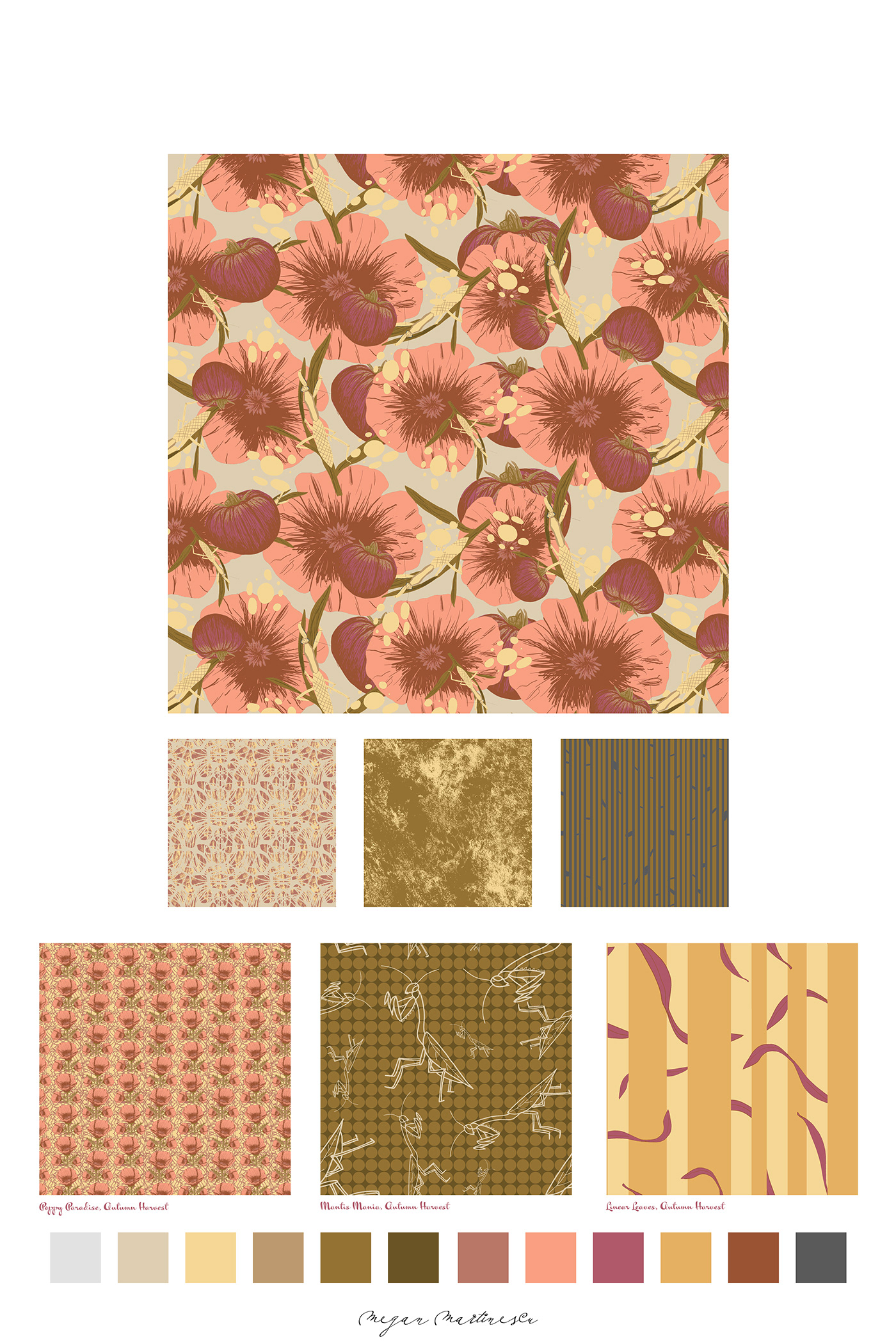pattern floral print Textiles Fashion  Interior surface design SCAD fibers art