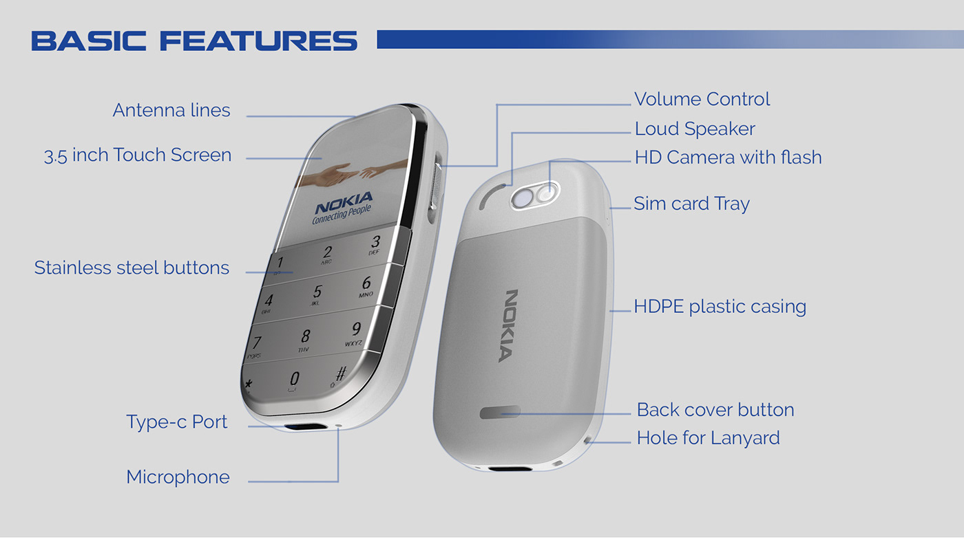 cellphone communication consumer electronics device Electronics iconic industrial design  nokia phone design product design 