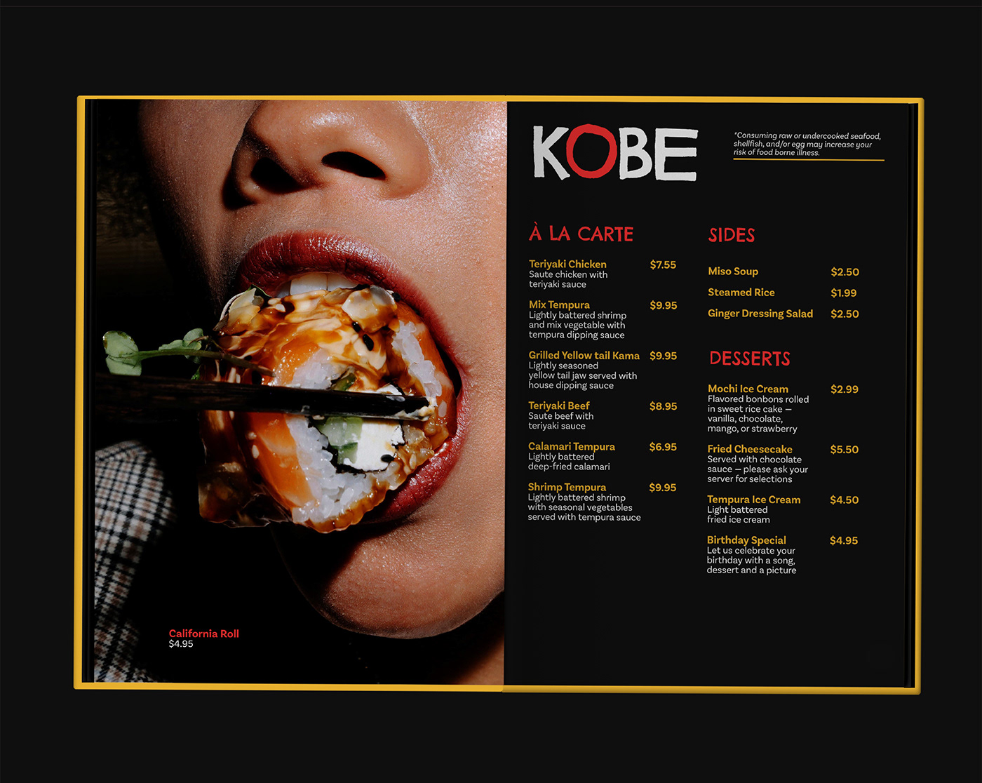 branding  Branding design brochure design graphic design  Logo Design menu restaurant restaurant menu Sushi