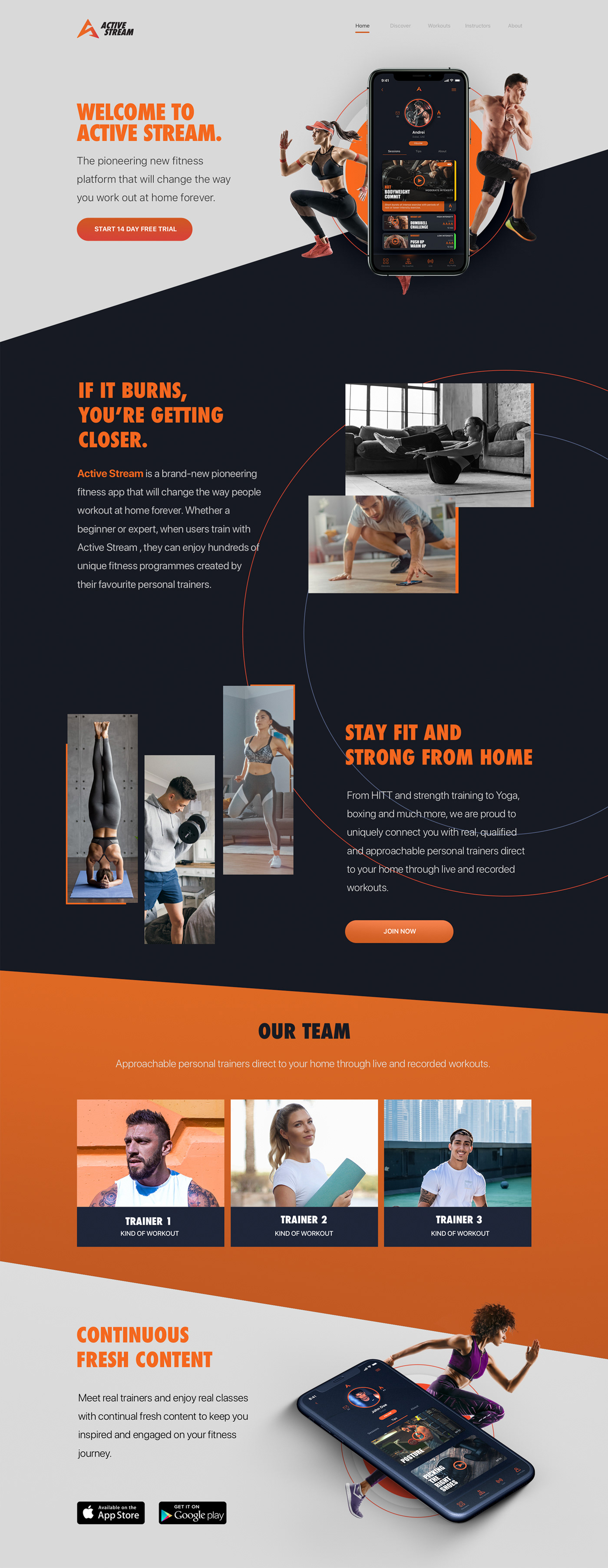 app design dubai fitness gym UI Webdesign workout