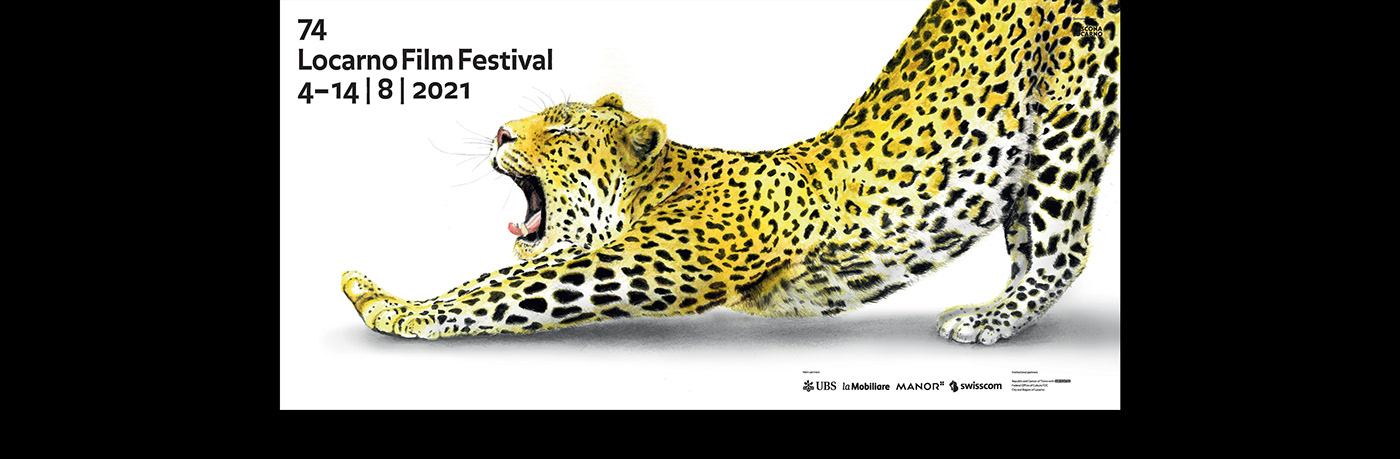 contest golden leopard ILLUSTRATION  Locarno Film Festival Locarno74 Poster Design