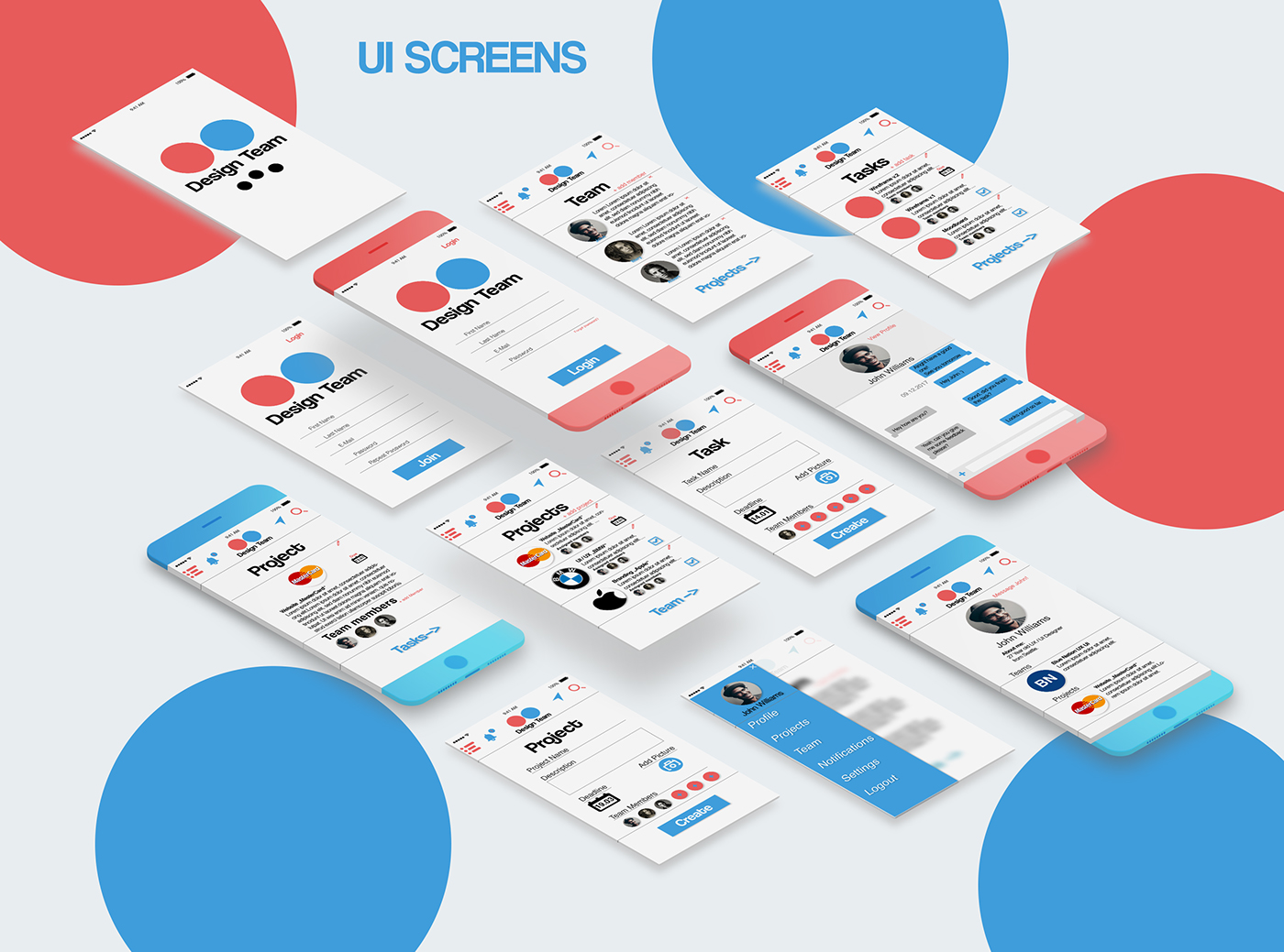 ux UI app Appdesign color colour Webdesign concept design Prototyp