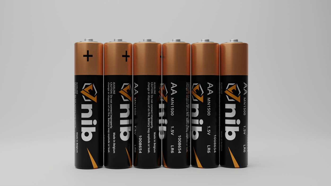 blender 3D energie energy stalk battery pile download asset free