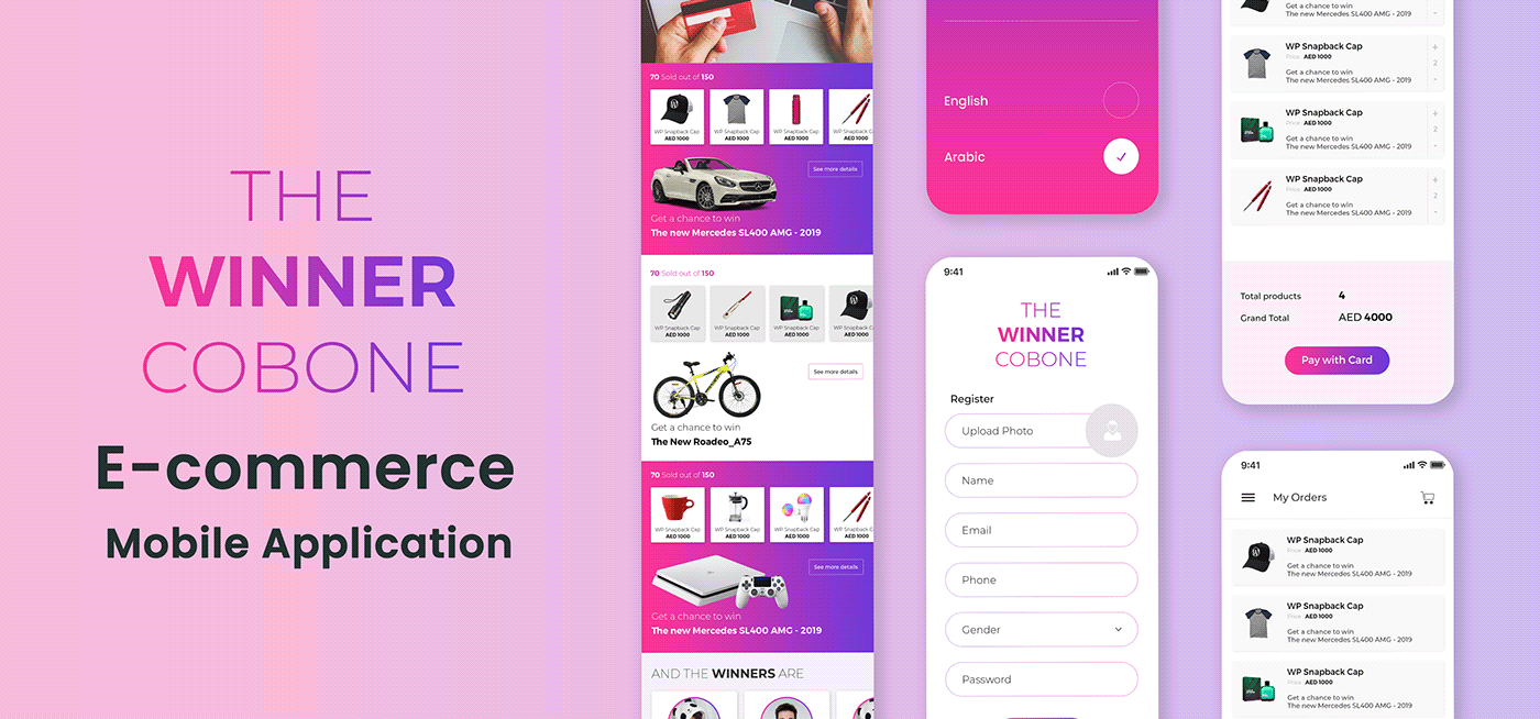 androind cart Ecommerce ios Mobile app online shopping Shopping
