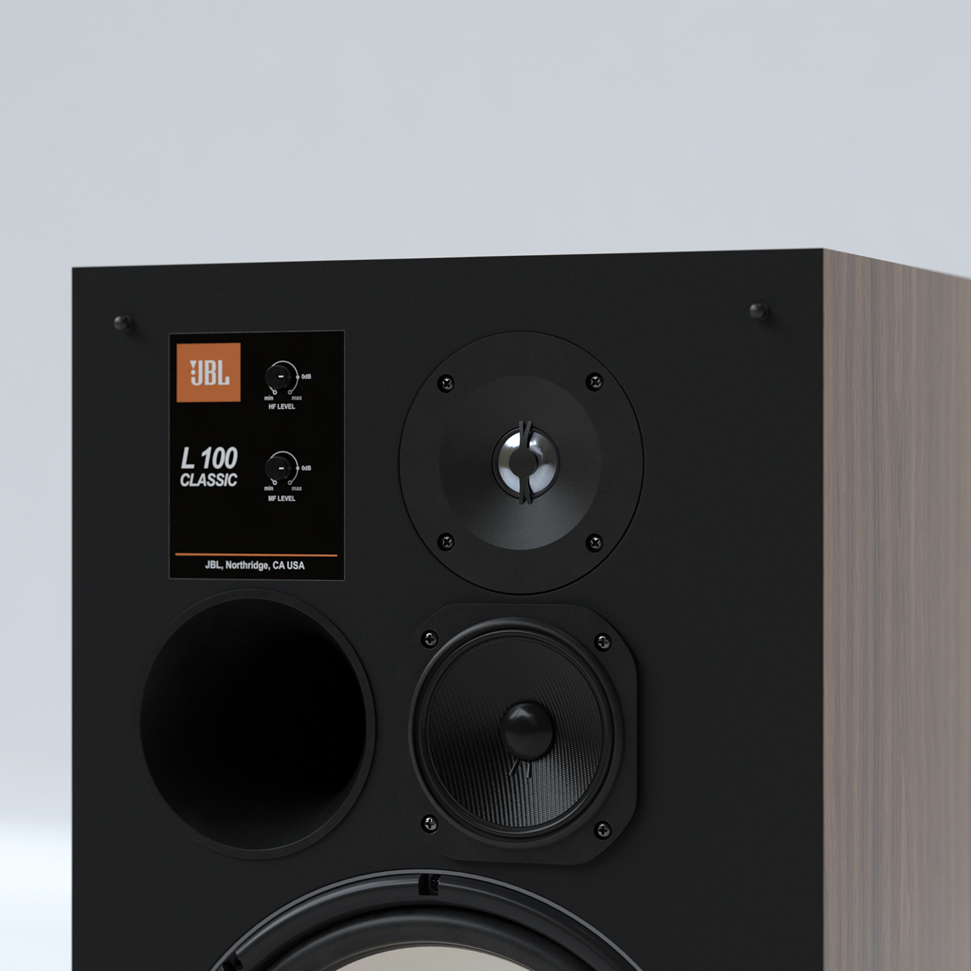 Electronics loudspeaker hi-fi music jbl CGI Render octane cinema4d speaker