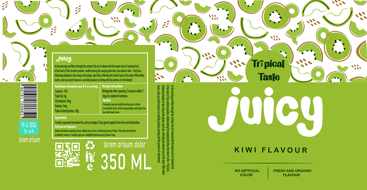 adobe illustrator Adobe Photoshop branding  vector Packaging Juice Packaging trend typography   brand identity Logo Design