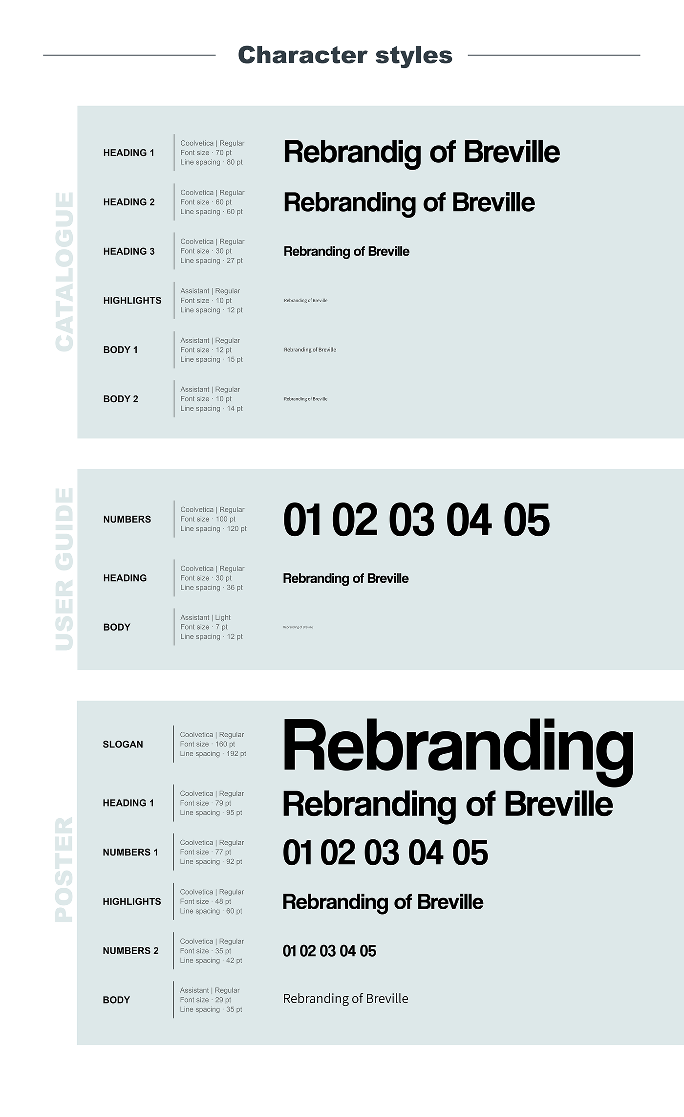 brand identity branding  breville Catalogue design graphic design  manual poster rebranding User Guide