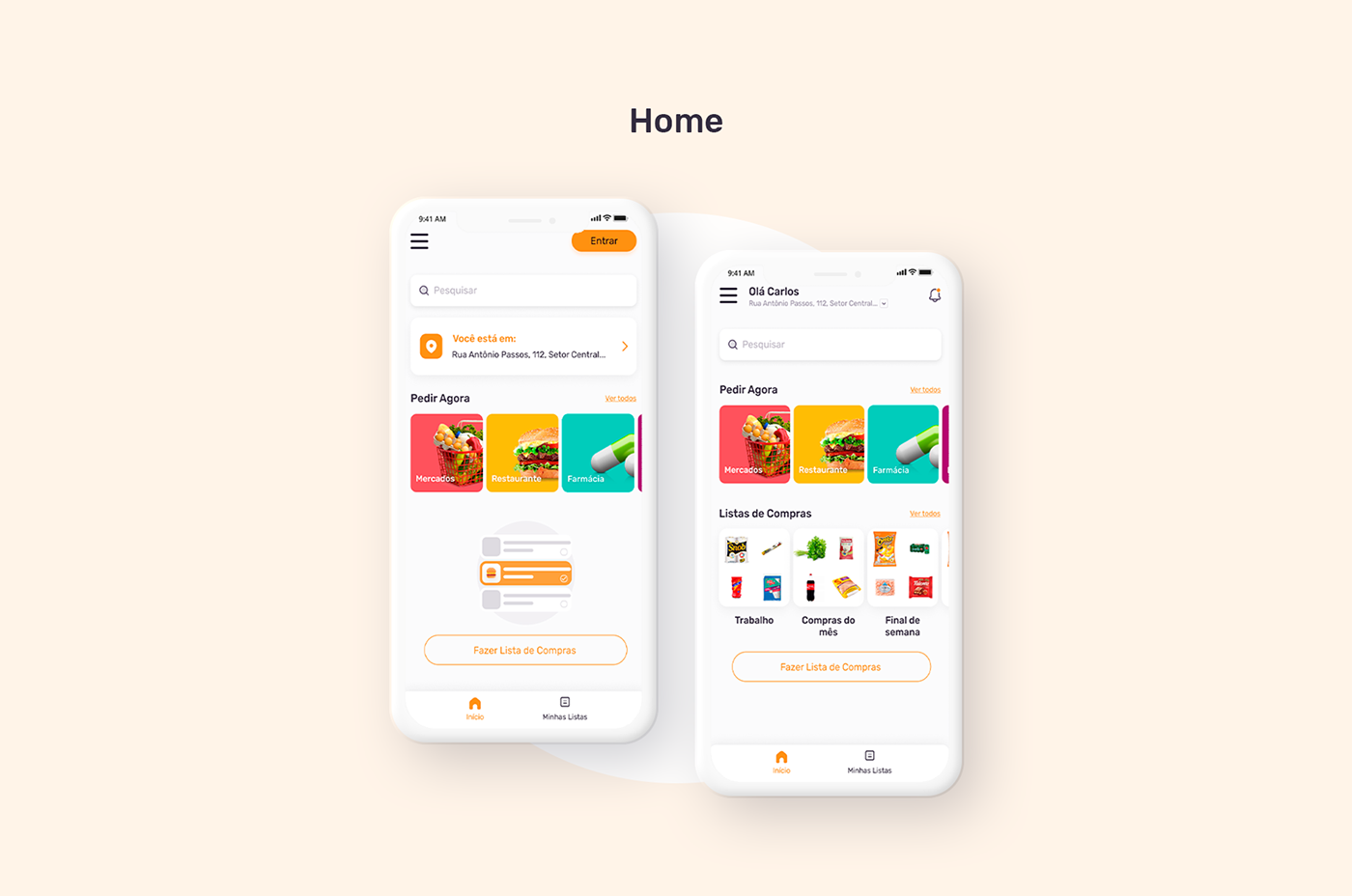 aplicativo app compare e compre delivery Food  comida