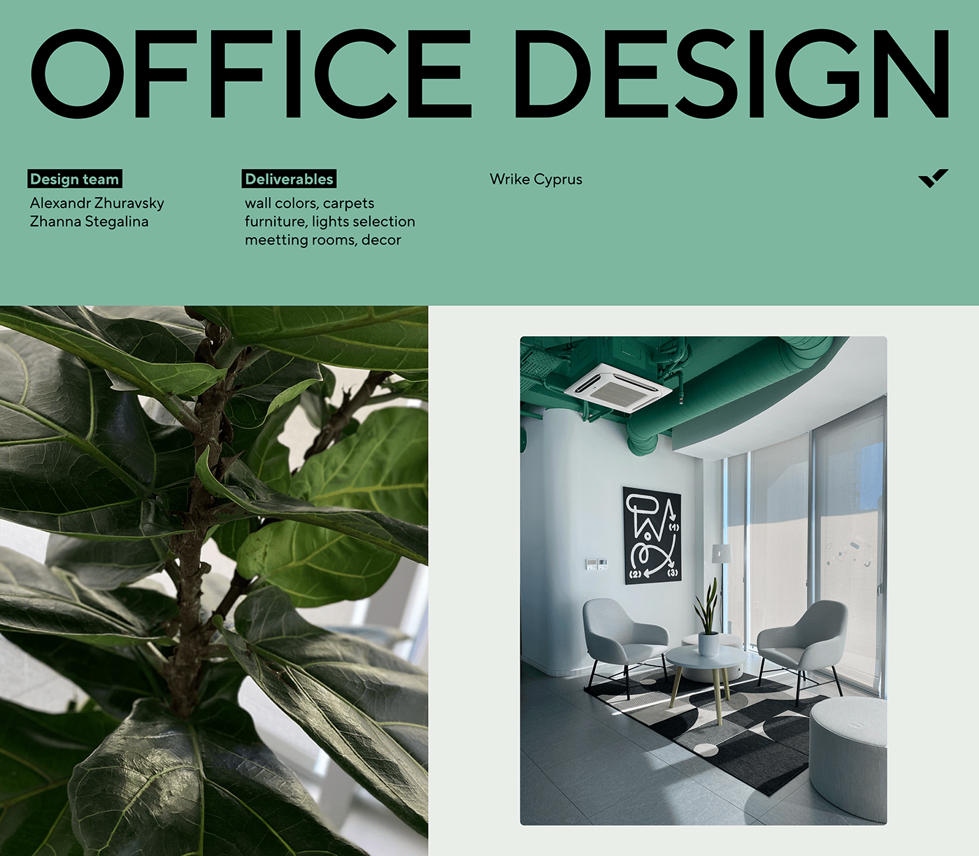 Office design for Wrike Cyprus on Behance