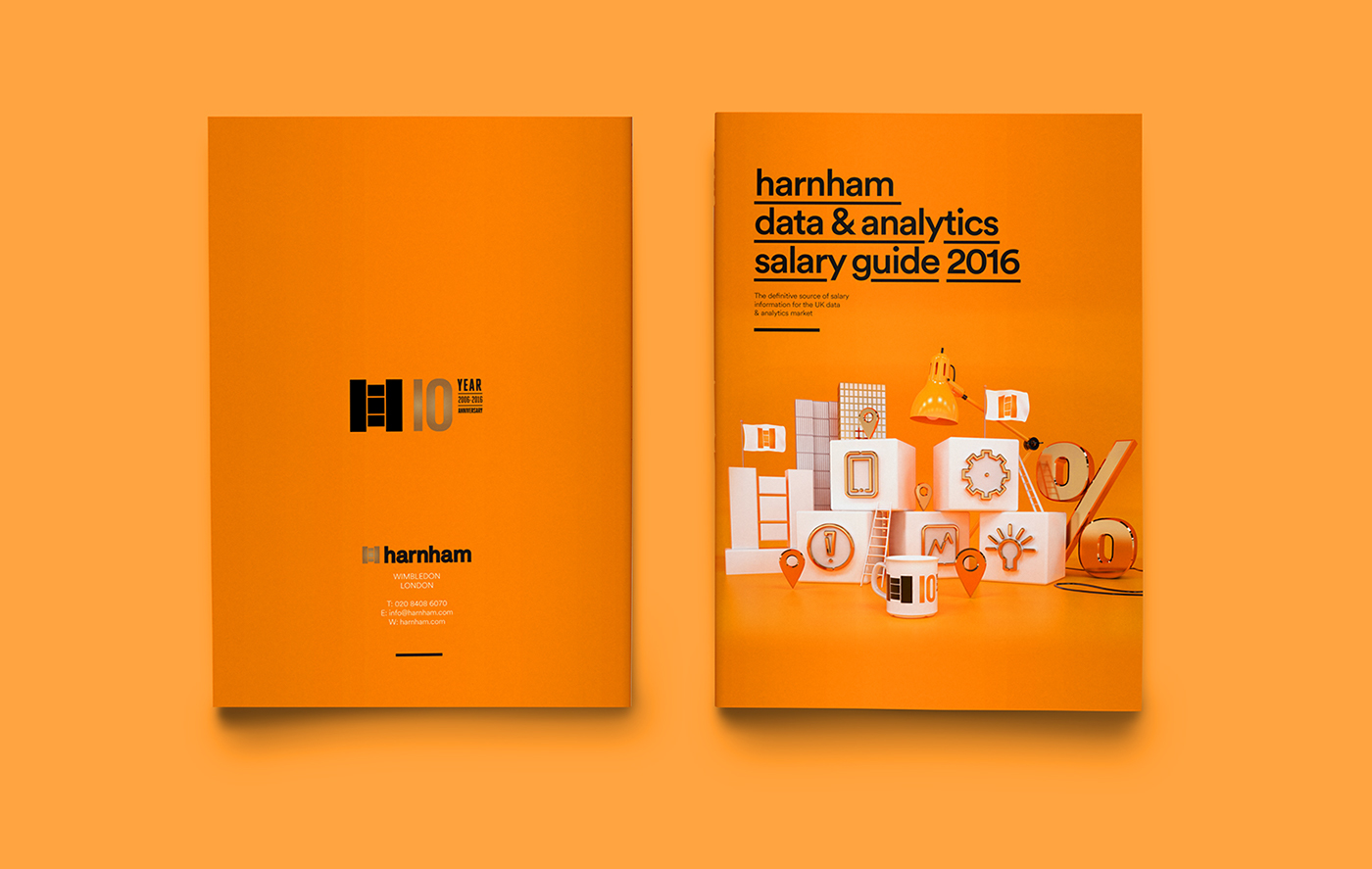 Illustration & Typography: Harnham Salary Guide (2016)