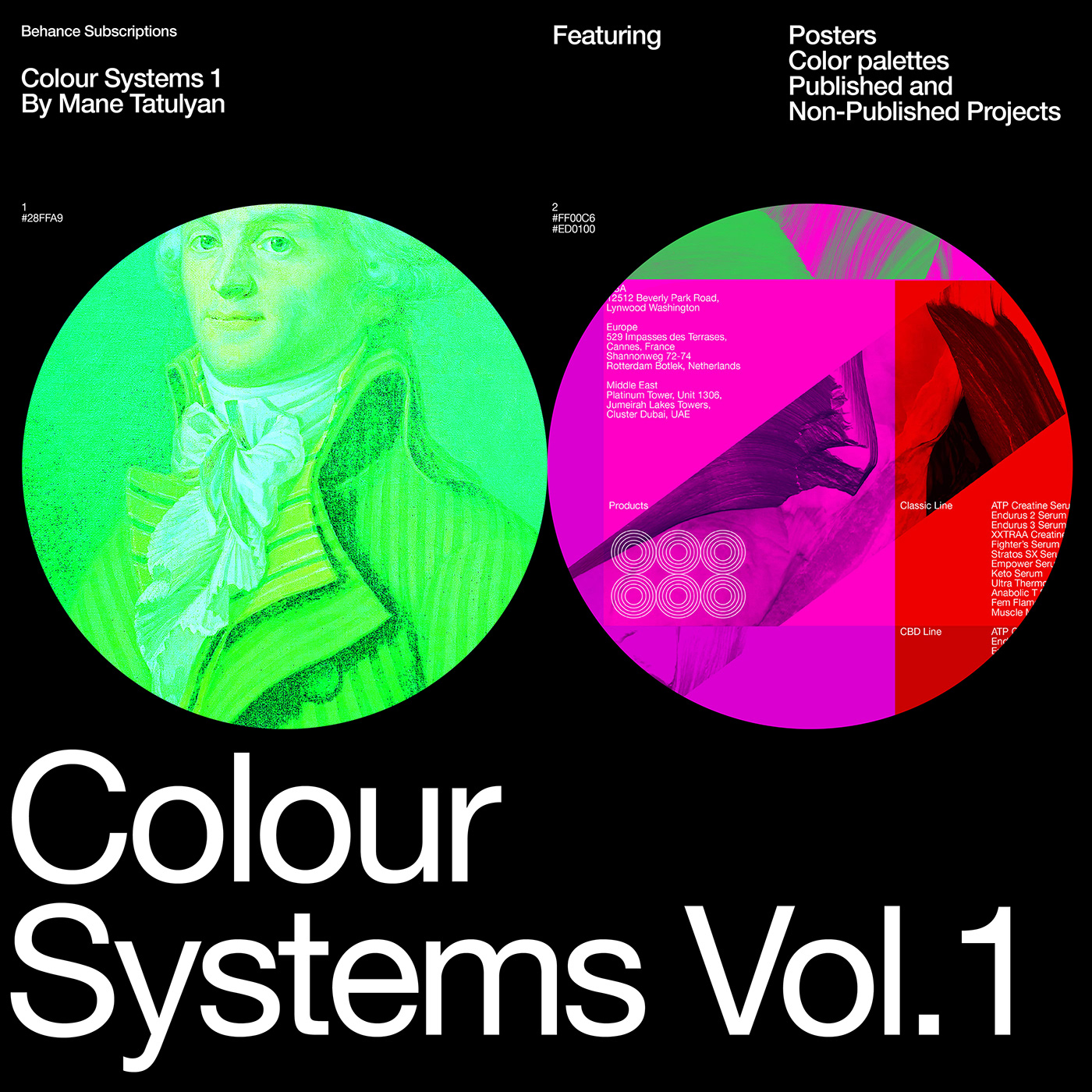colour systems helvetica color palette swiss Mane graphics tatulyan