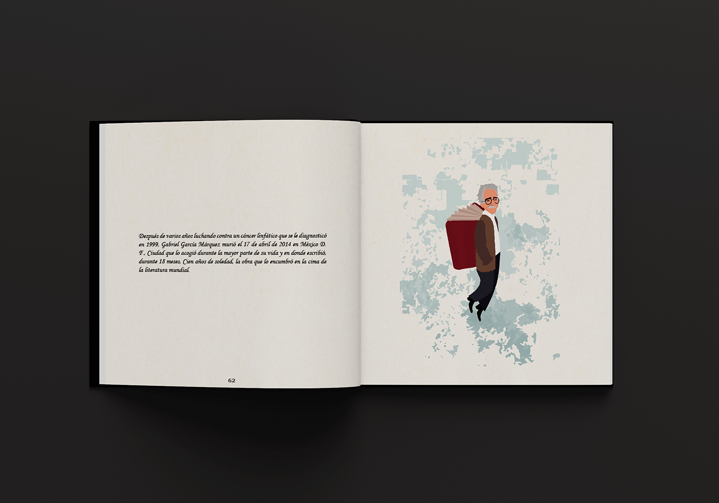 diseño gráfico graphic design  editorial gabriel garcia marquez literature book design historia