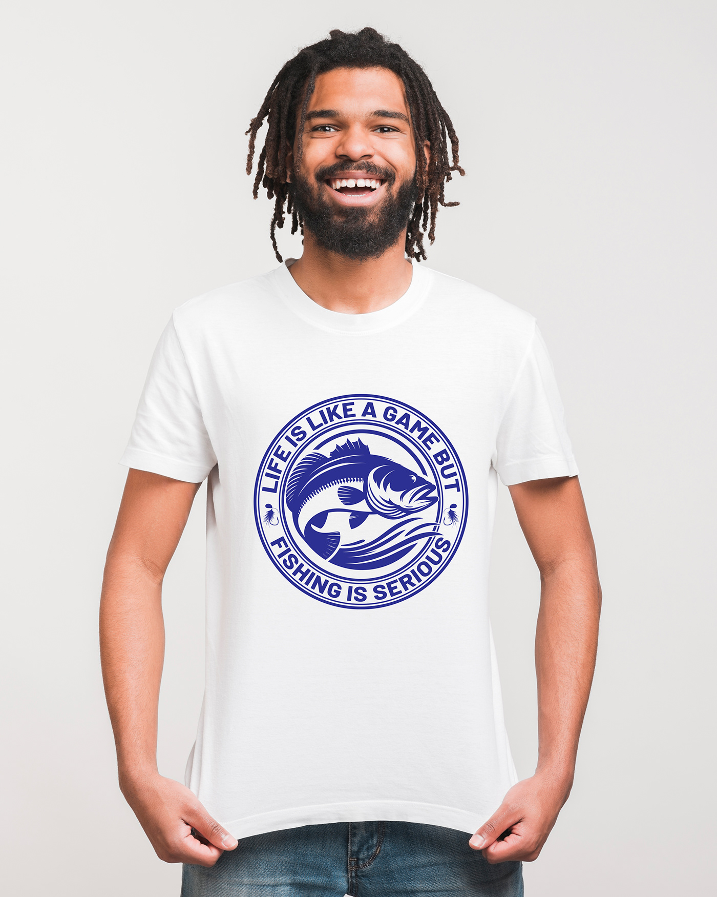 fishing Fisherman T-Shirt Design vector Brand Design Graphic Designer branding  Fashion  fishing lover fishing t-shirt