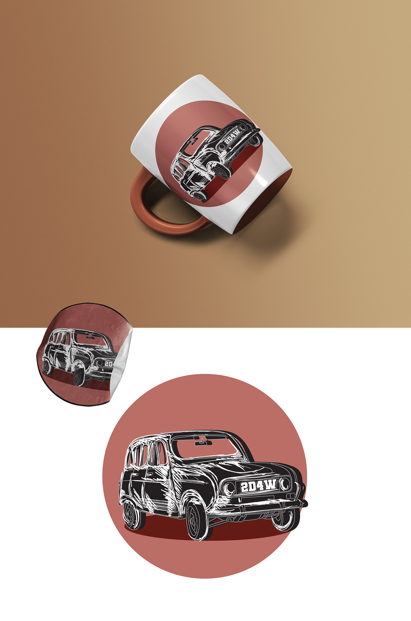 brand branding  car Icon ILLUSTRATION  logo logodesign merchandise sketches Web