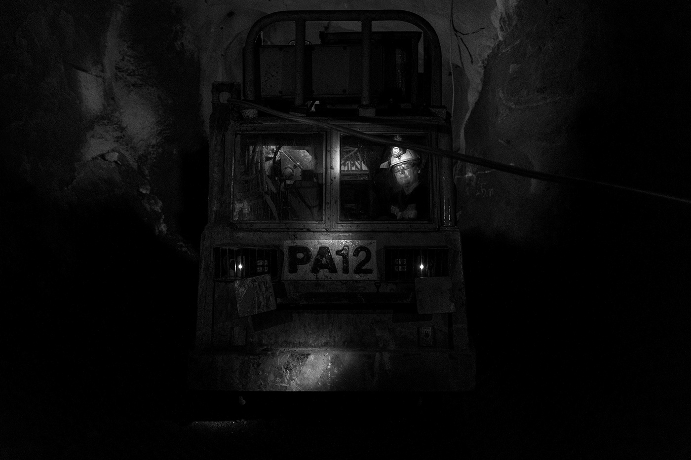 Portugal mine reportage photodocumentary blackandwhite portrait photographer joseferreira