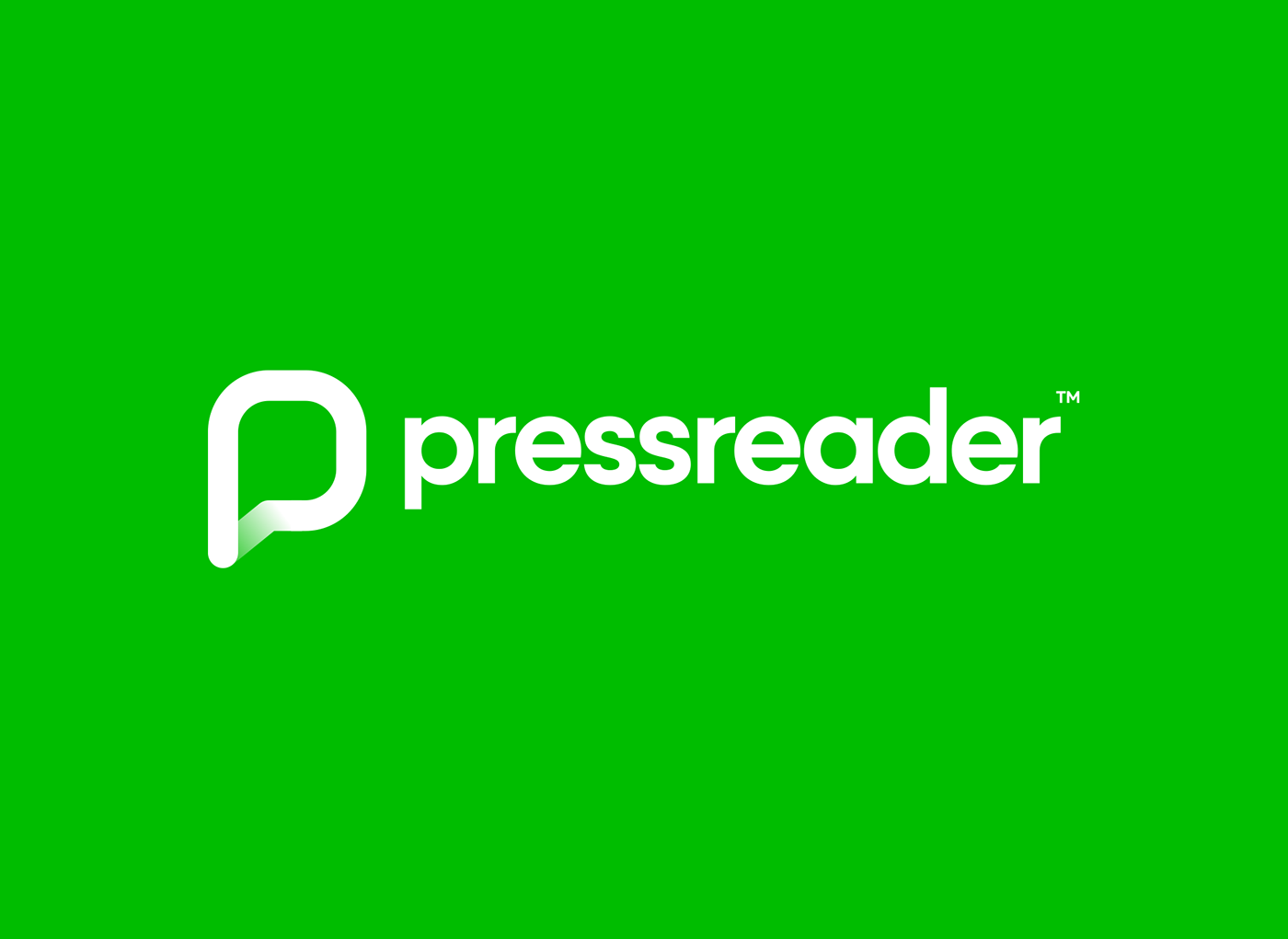 brand identity logo pressreader branding  vancouver visual identity graphic design  app green