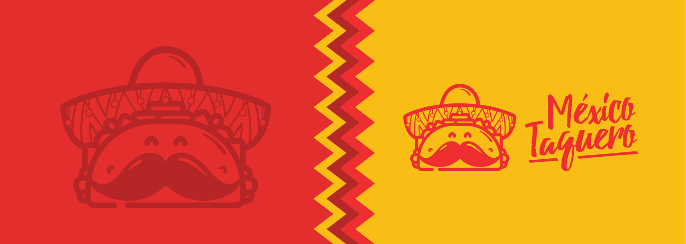 Tacos mexico app logo Brand Design