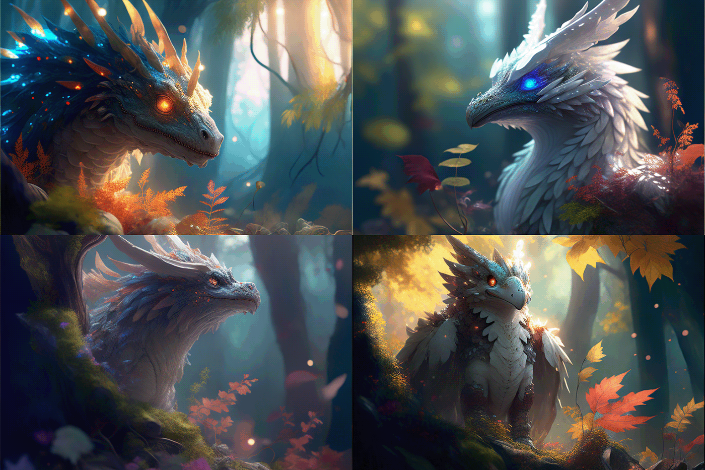 Character design  Digital Art  dragons fantasy ILLUSTRATION  painting  