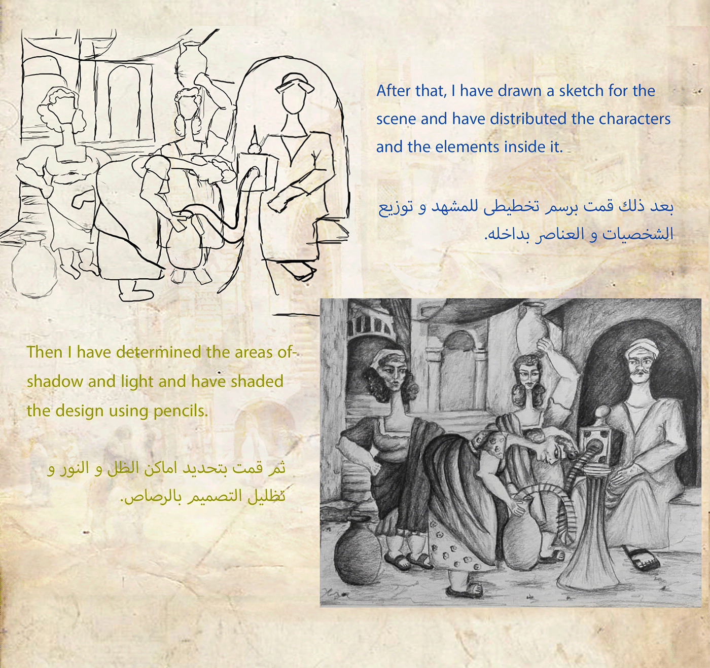 Character design  designer digital painting egypt novel painting   photoshop