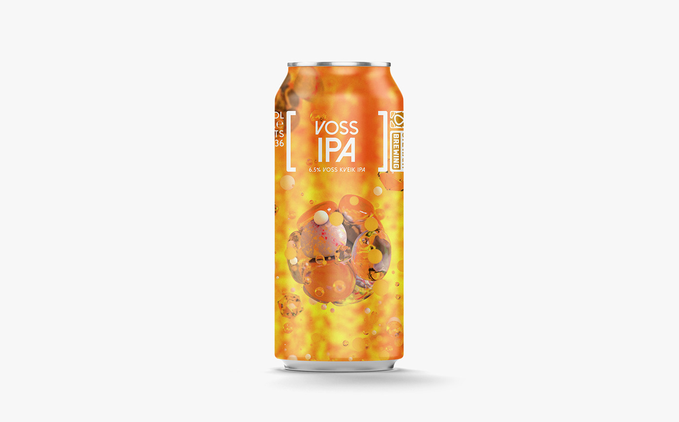 beer 3D c4d packaging design macro label design product design 