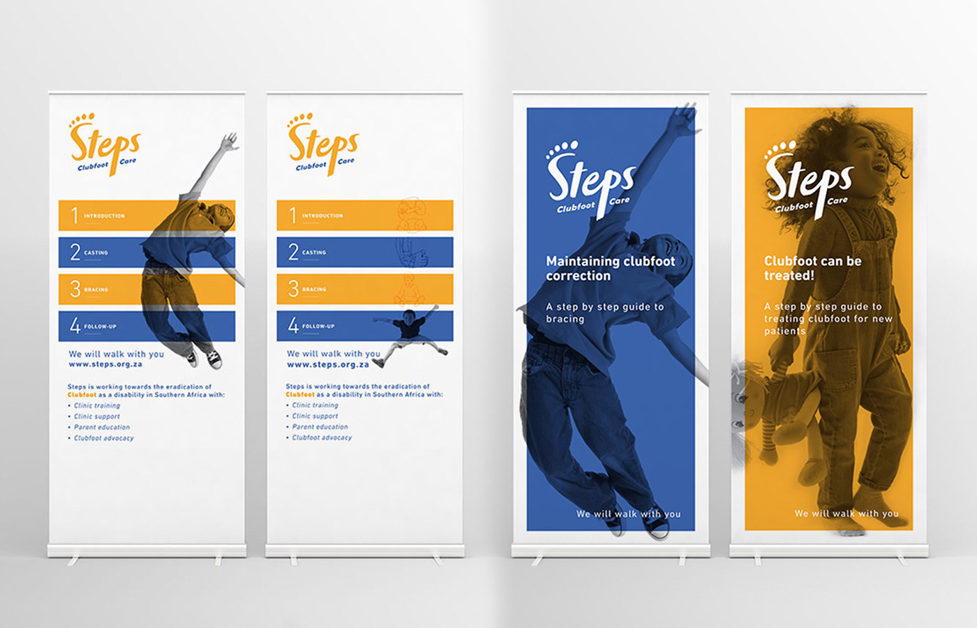 charity NPC south africa Non-Profit Organisation children clubfoot Rebrand design graphic design  branding 