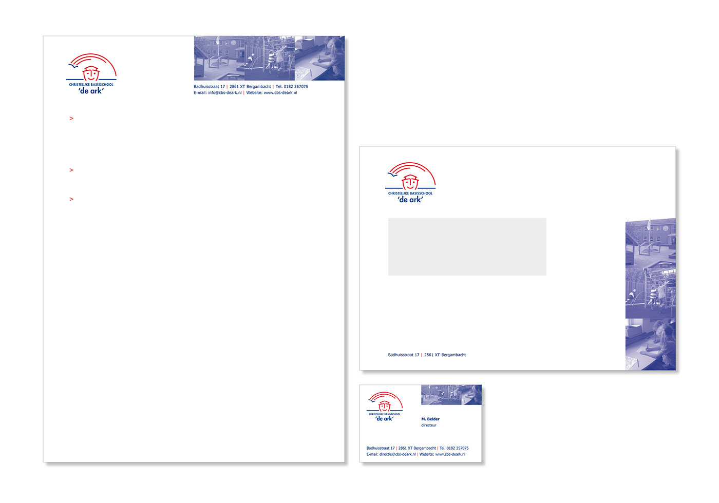 logo huisstijl Briefpapier envelop visitekaartje