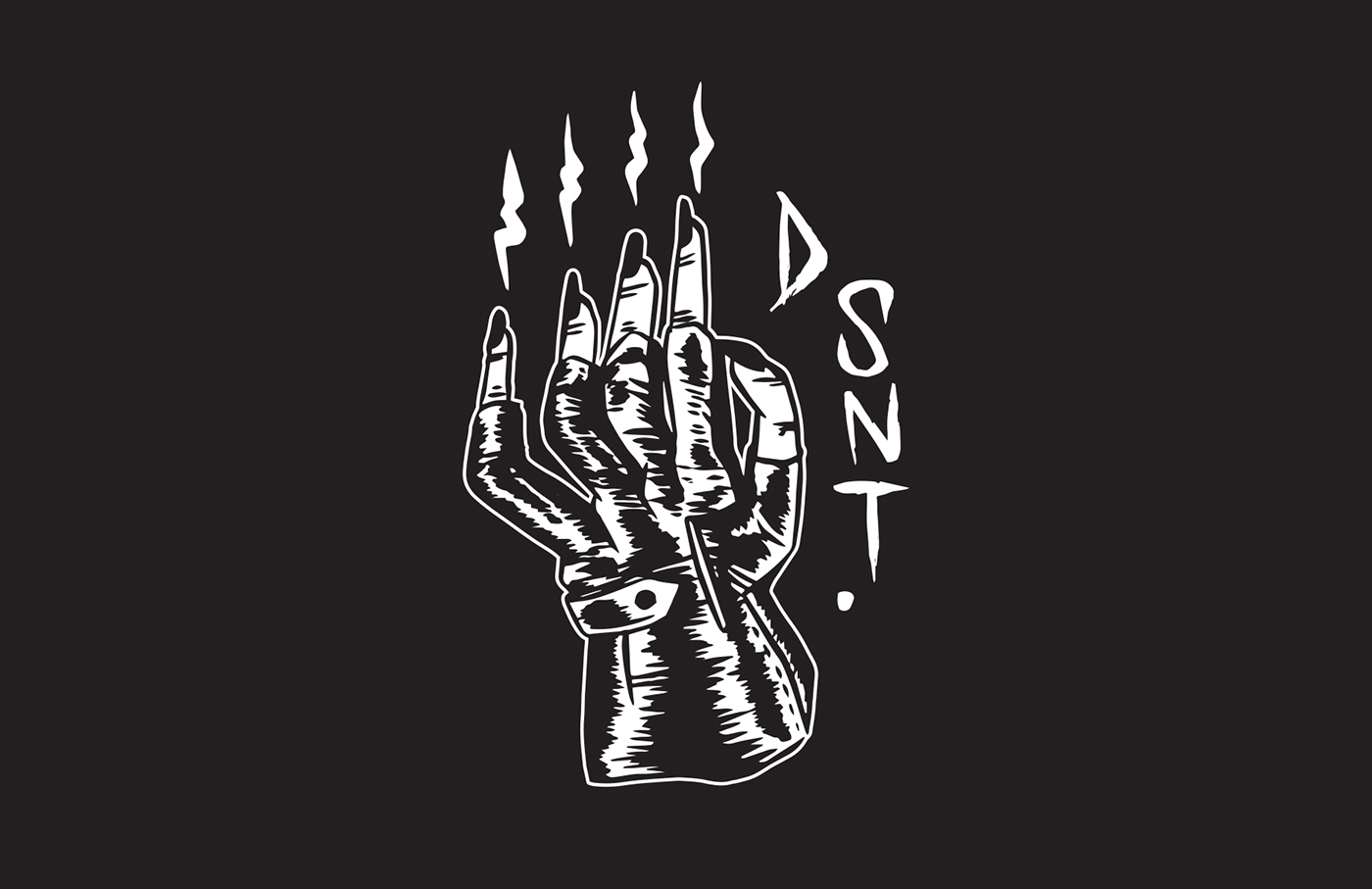 DSNT techno Clothing record label Doof
