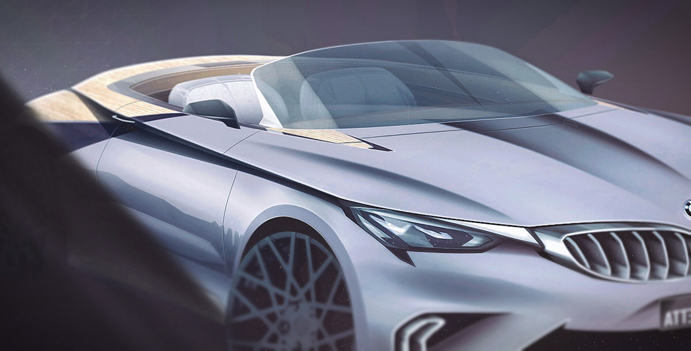BMW sketches Renderings Collection design art car design