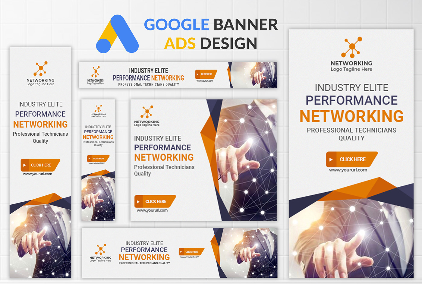 Creative Network Web Banner Or Banner Ads Design on Behance