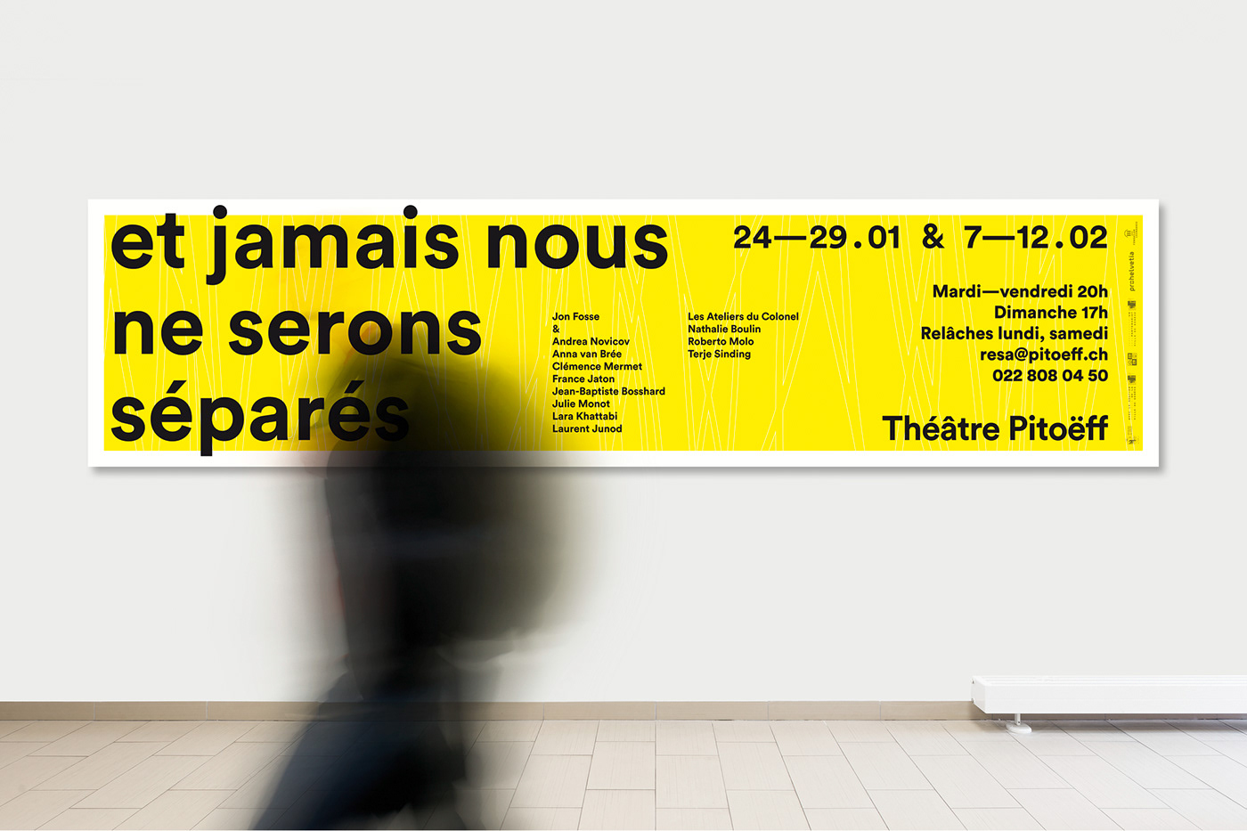 graphisme identité poster Théâtre Pitoëff