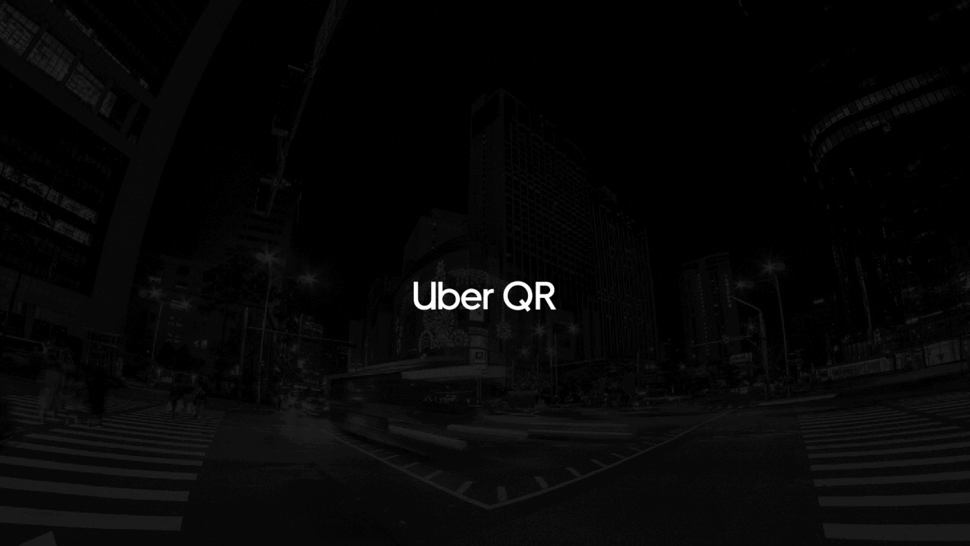 Advertising  animated brand identity marketing   QR Code Uber