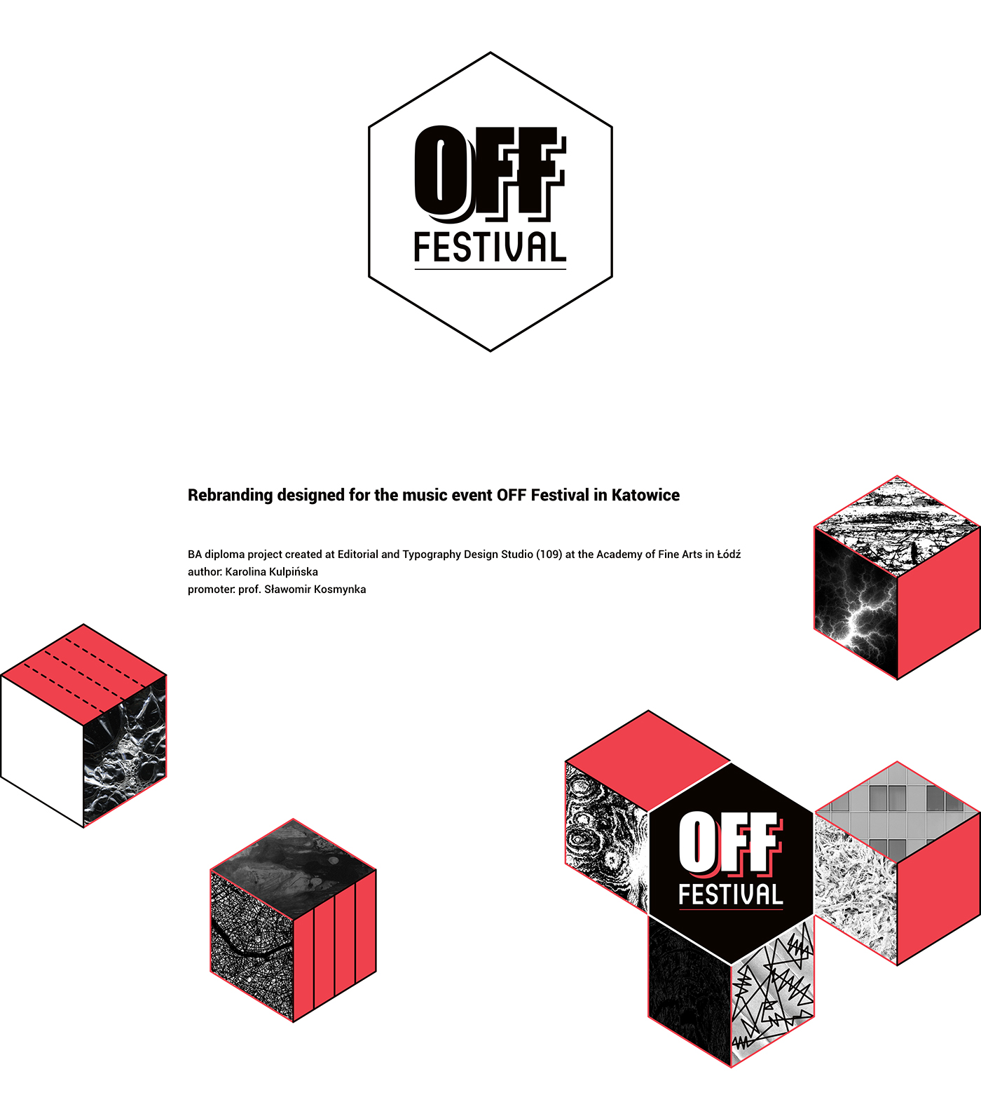 off festival music festival rebranding visual identity bachelor degree diploma magazine Event programme