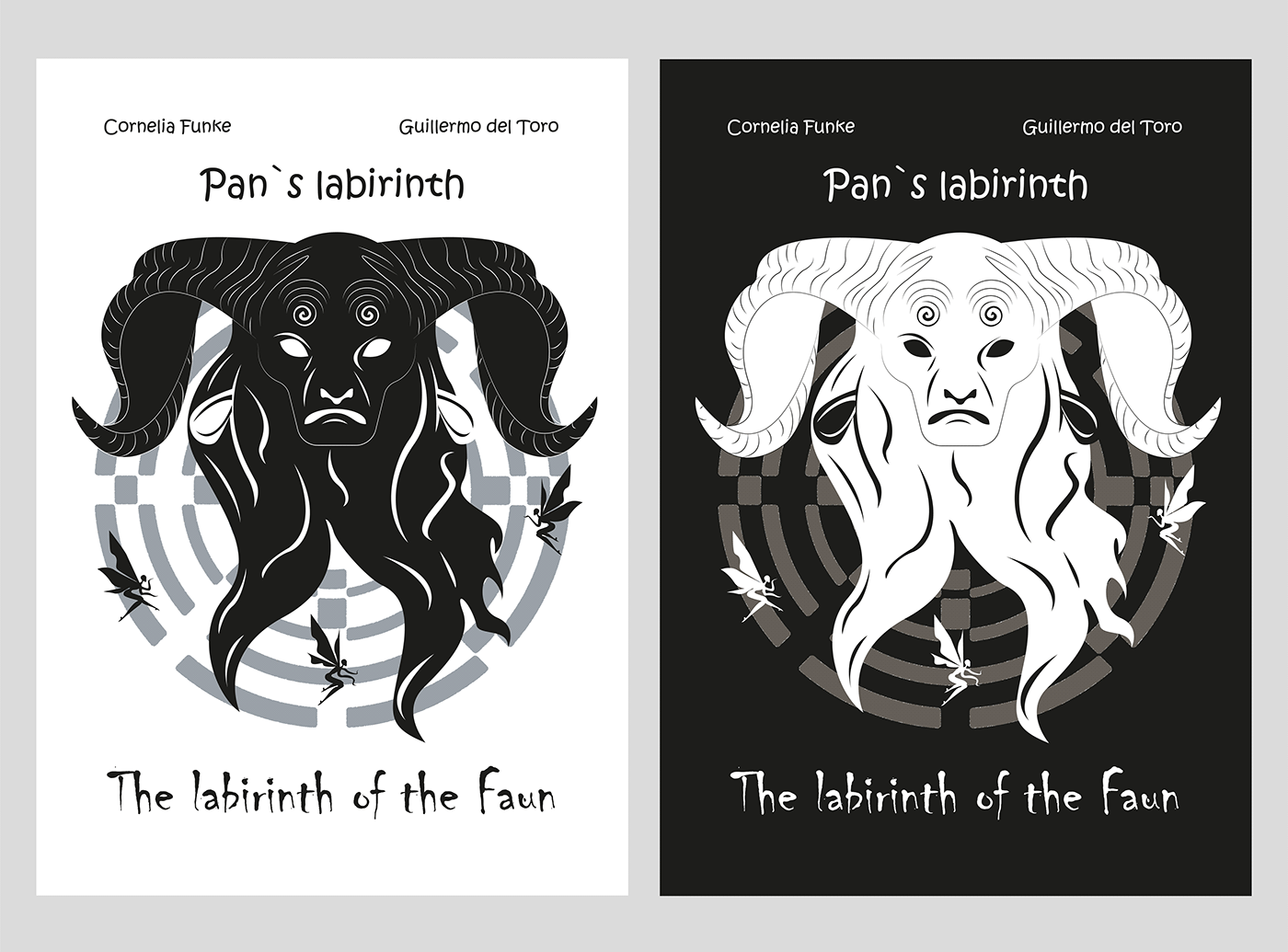 book cover design fantasy faun ILLUSTRATION  mythology