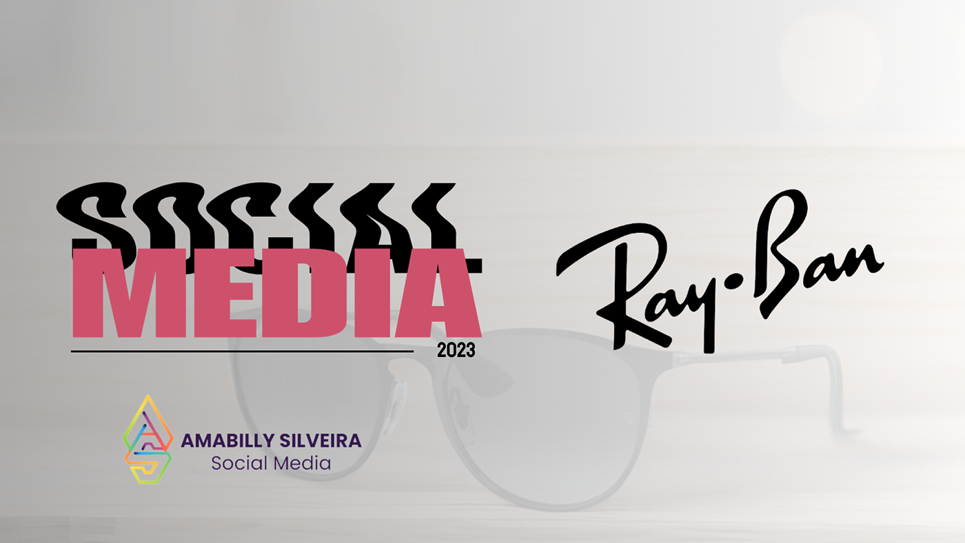 óculos ray ban Social media post brand identity visual identity Socialmedia Propaganda publicidade identidade visual