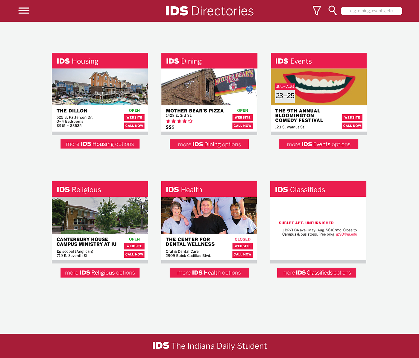 Website Web Design  classifieds directory web directory
