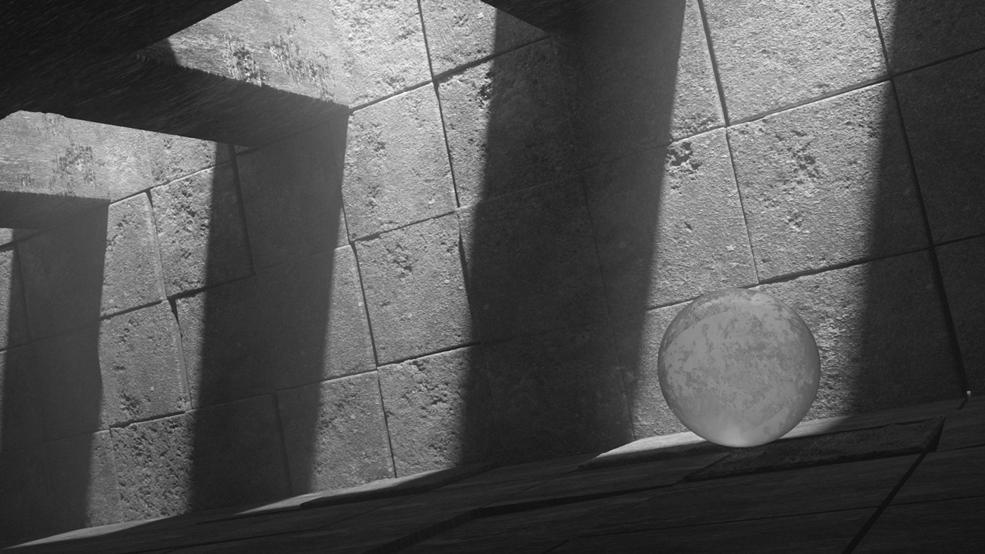 architecture black and white cinema4d design glass light motion graphics  noir octane Shadows