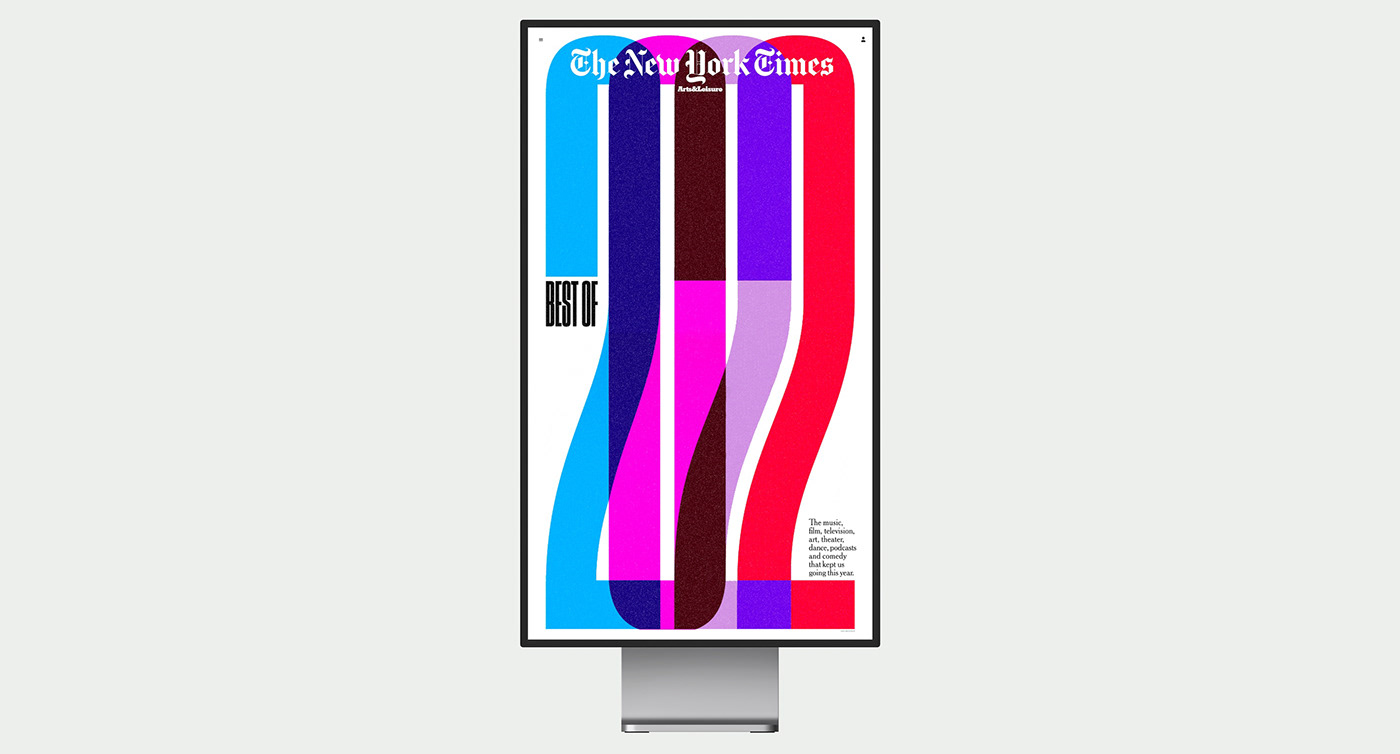 2022 design best of 2022 best of behance cover editorial Juan Carlos Pagan magazine New York Times News Paper typography  
