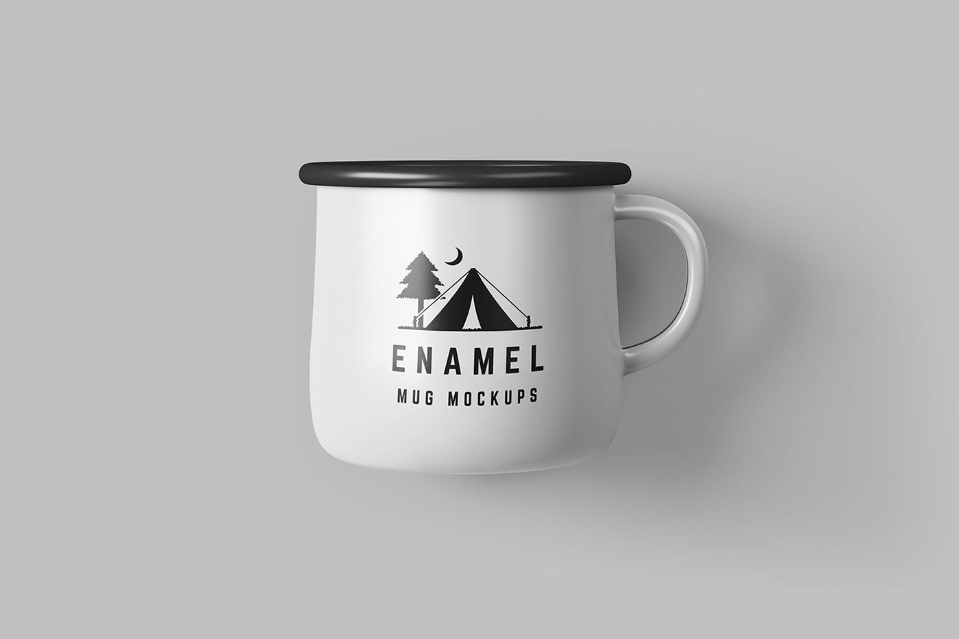 brand branding  Coffee cup enamel identity logo Mug  Travel vintage