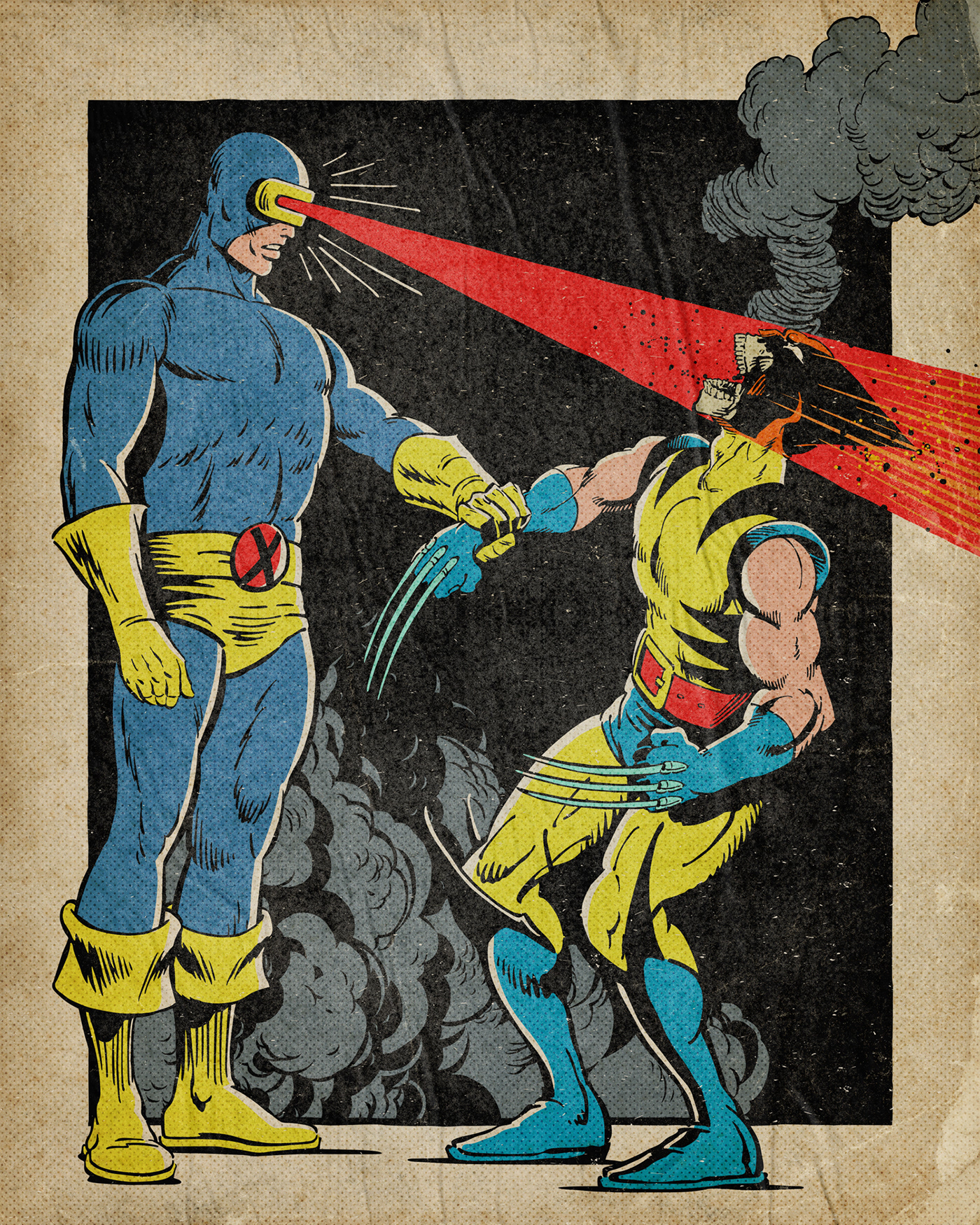 x-men wolverine marvel comics cyclops sascha schneider