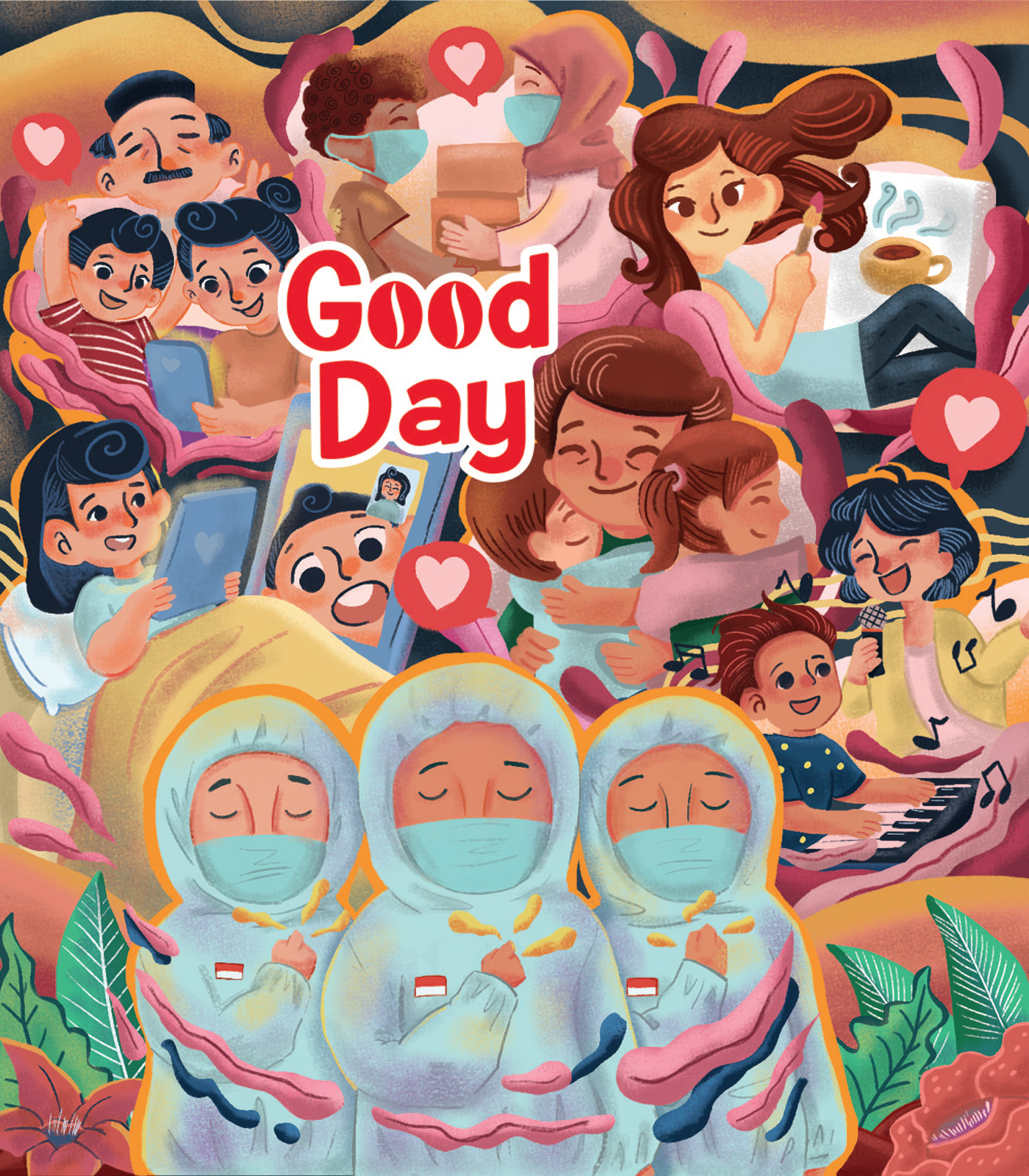 Competition Design Label gaul creation goodday ILLUSTRATION  Label label illustration
