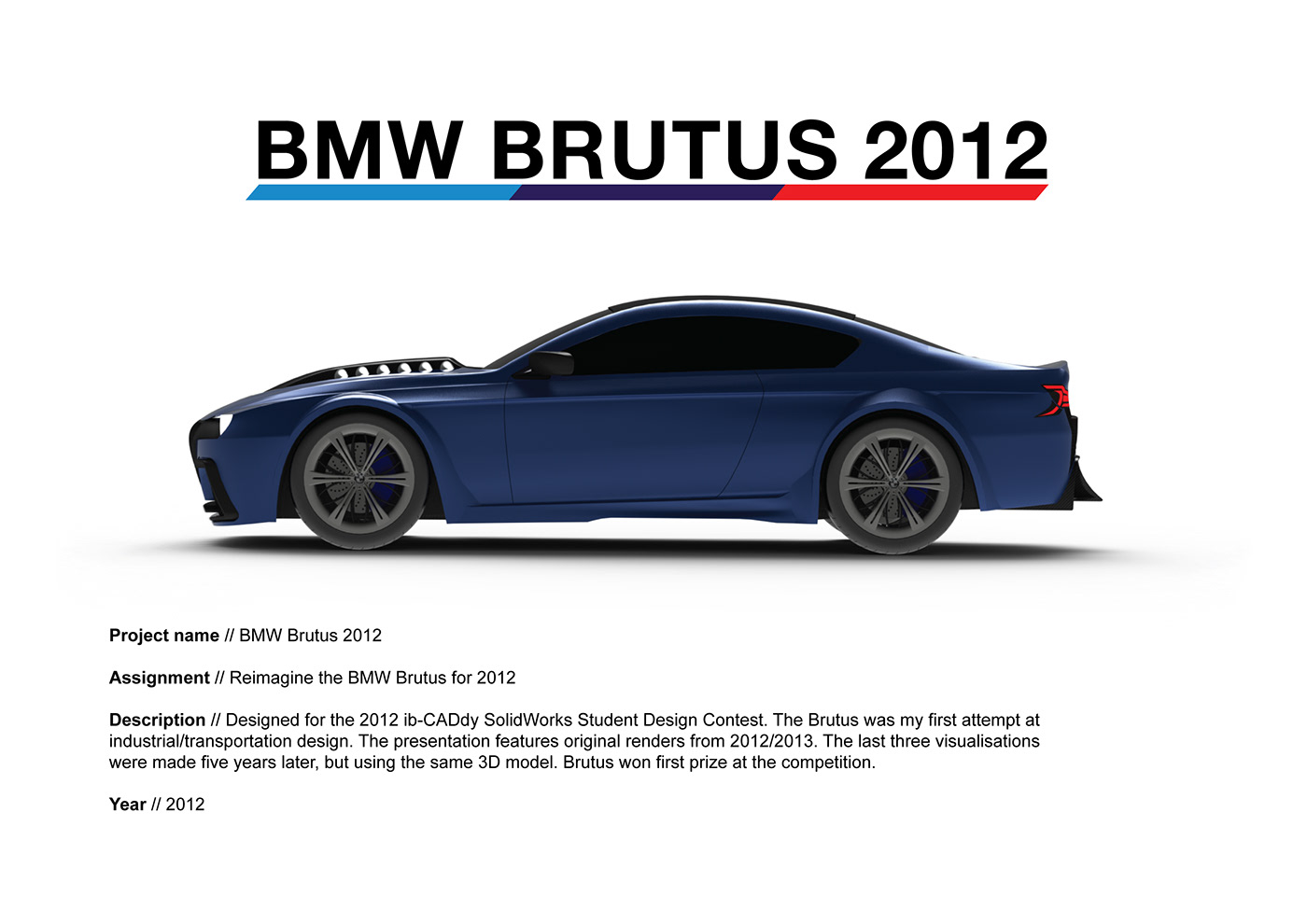 BMW brutus v12 prototype m6