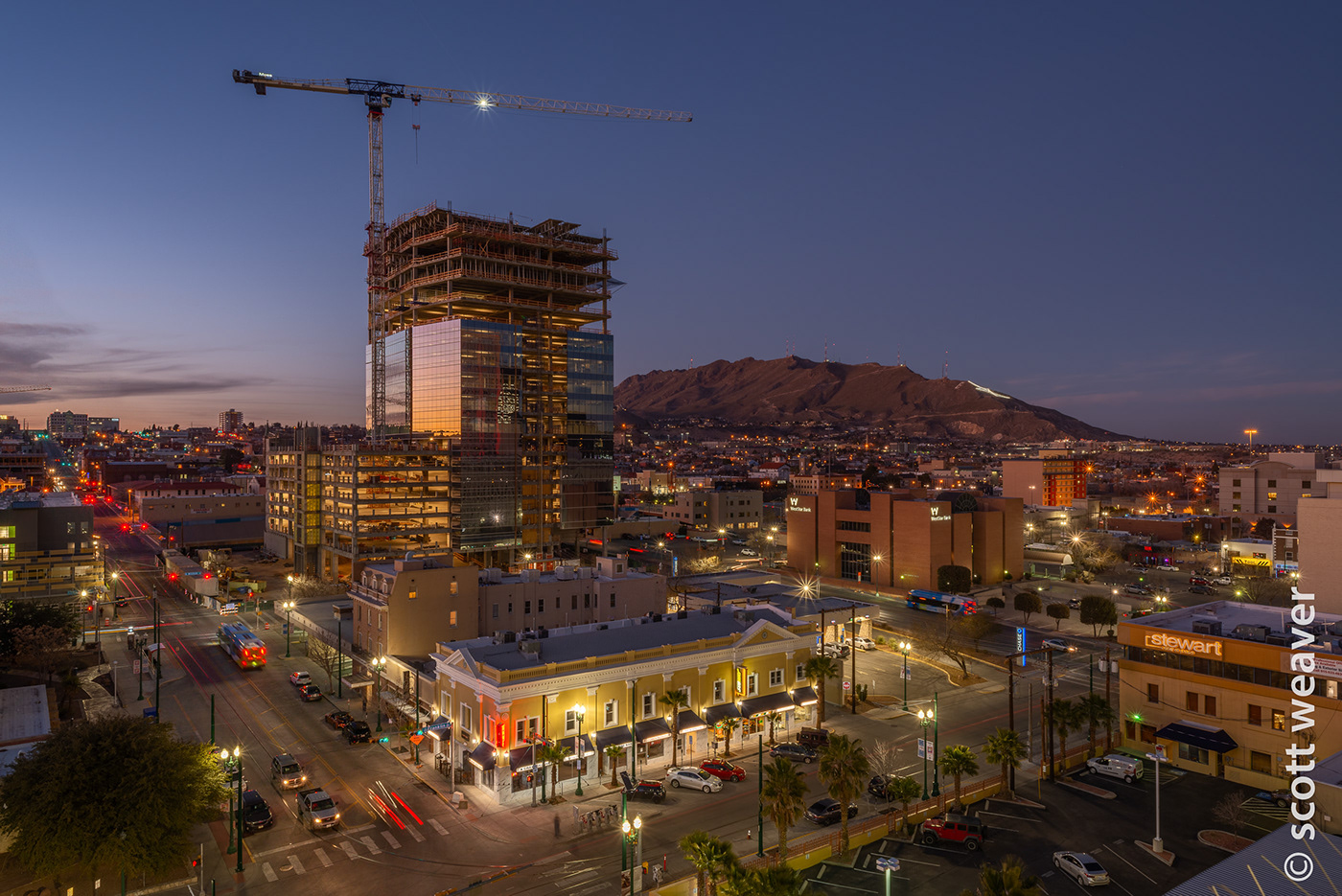 El Paso's WestStar Tower under construction at Hunt Plaza. Photo © Scott Weaver
