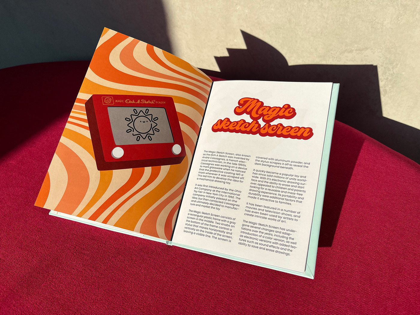 publication creative editorial design Retro toy magazine Layout Layout Design
