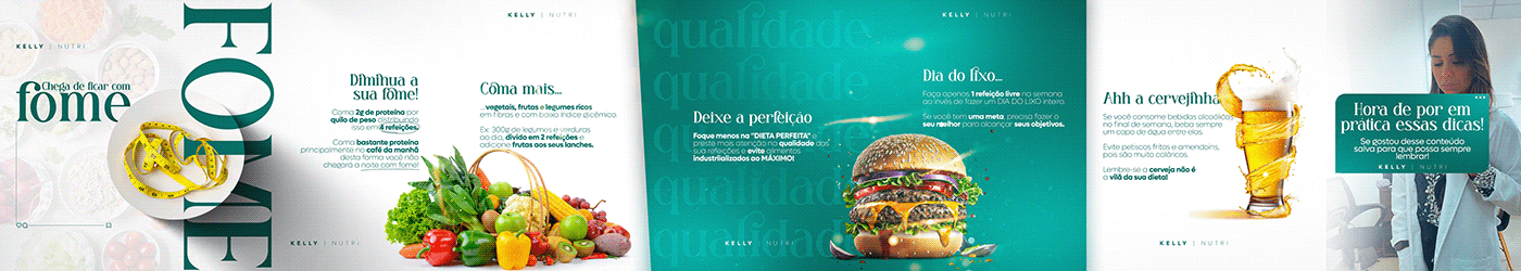 carrossel nutricionista Redes Sociais Nutrição estética flyer Instagram Post saúde social media Social media post
