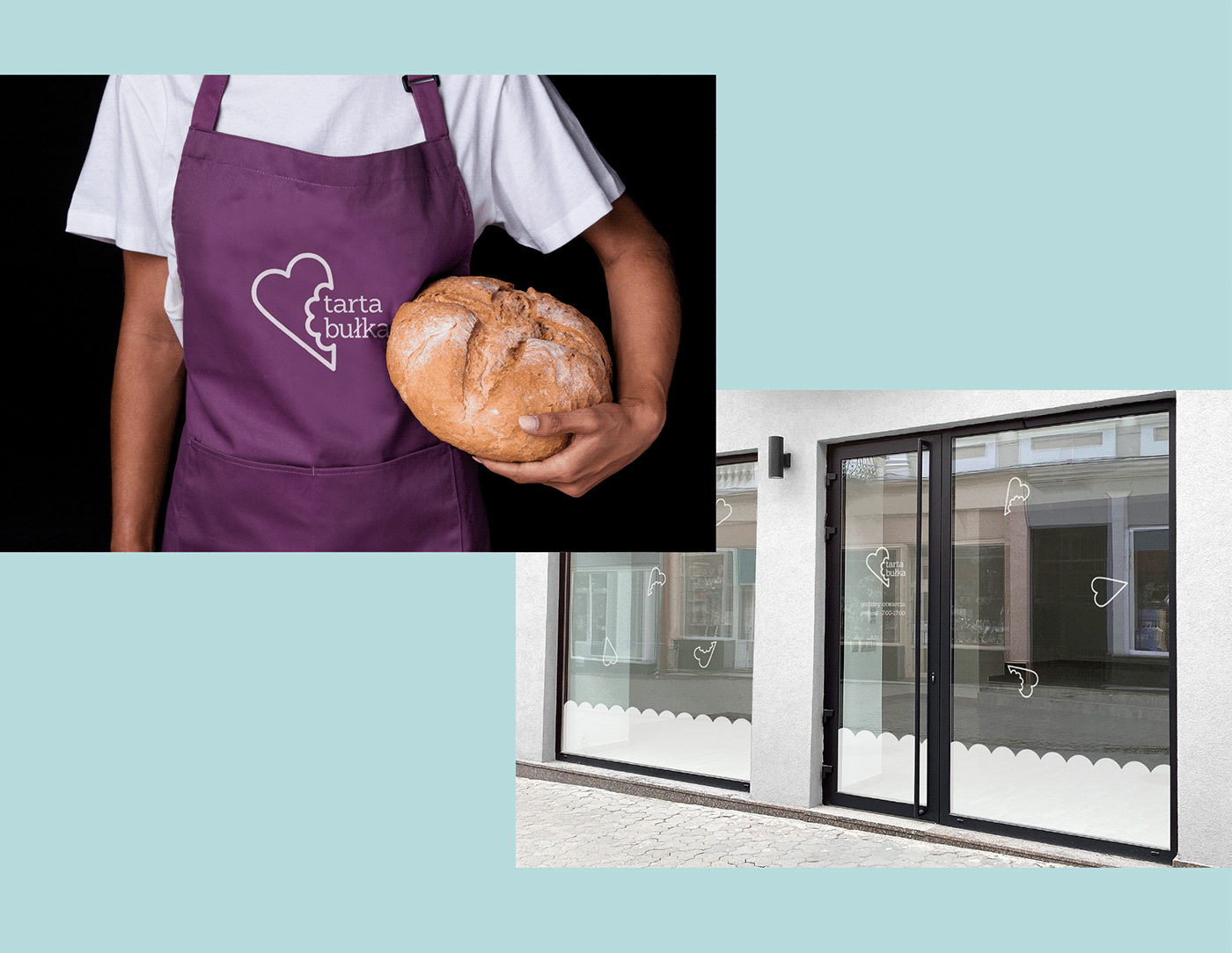 bakery branding cafe branding Logo Design pastry logo Tart visual identity